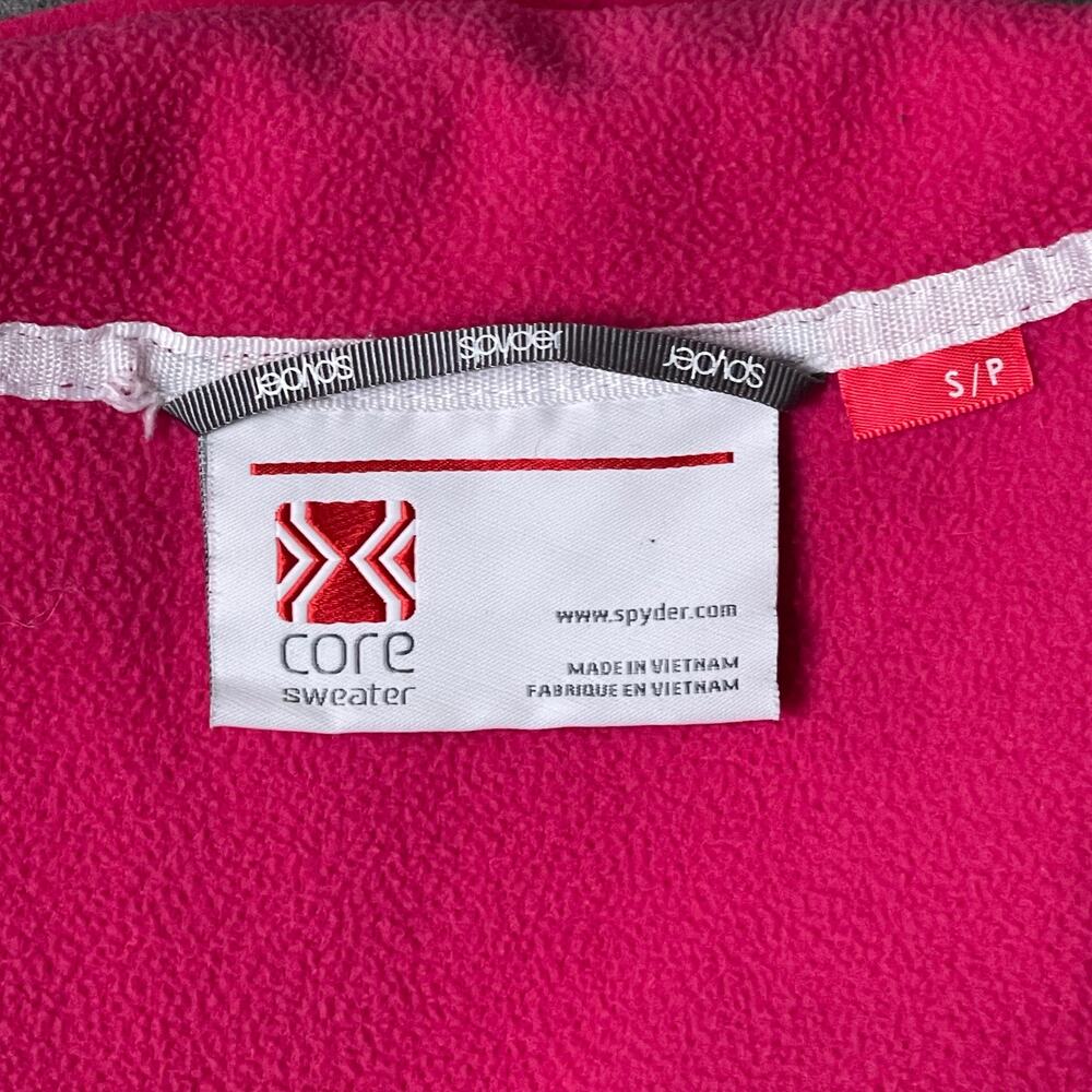 Spyder Women’s Core Sweater Pink Full-Zip Jacket – Size S - Picture 7 of 10
